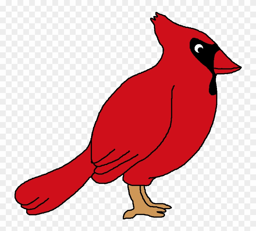 Cardinal Clipart Free - Northern Cardinal Clip Art - Png Download