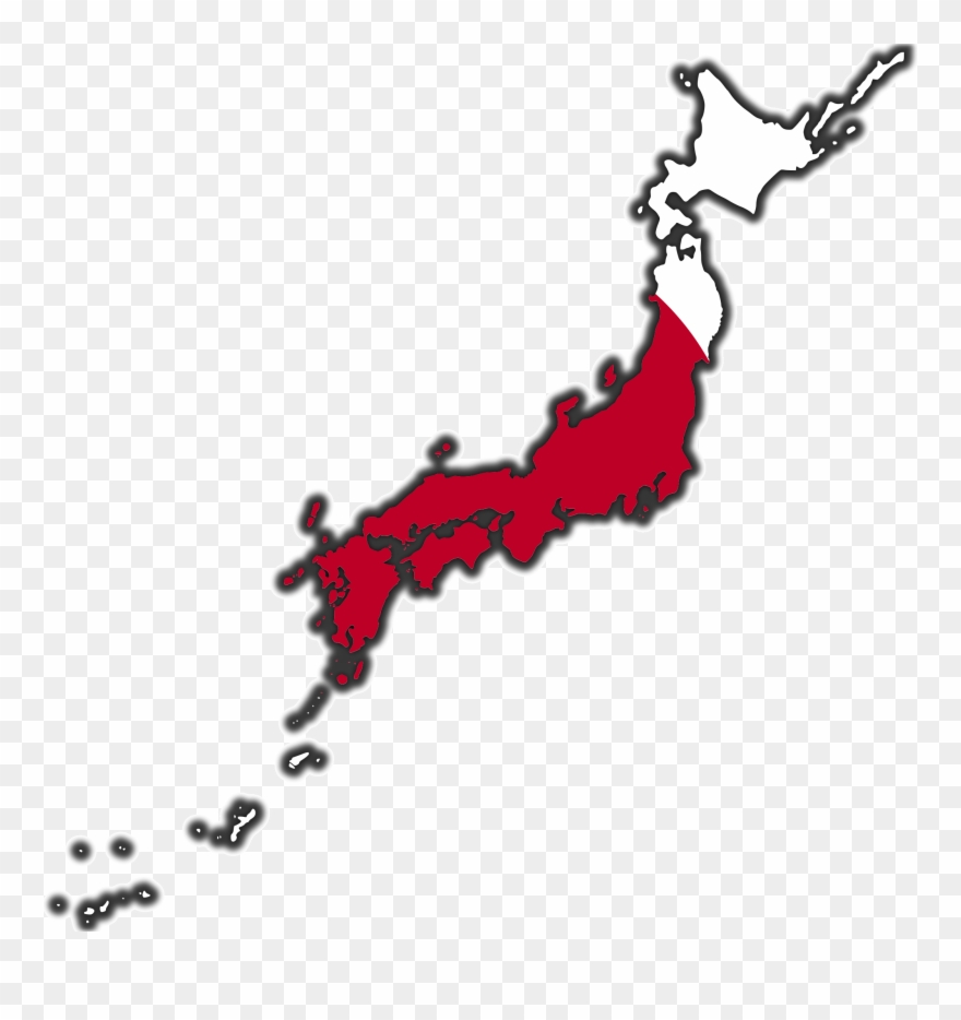 Japan Flag Clipart Png - Japan Flag Map Png Transparent Png