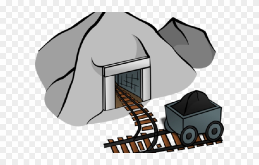 Diamonds Clipart Mines - Coal Mine Clipart - Png Download