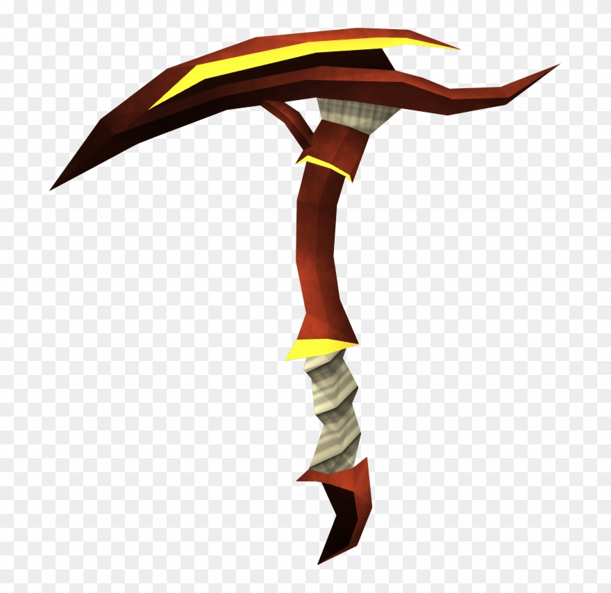 Gilded Dragon Pickaxe - Dragon Pickaxe Upgrade Kit Clipart