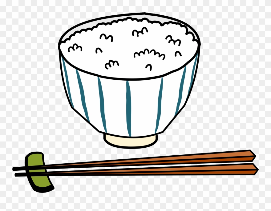 Japan Clipart Clip Art - Drawings Of Rice On A Plate - Png Download