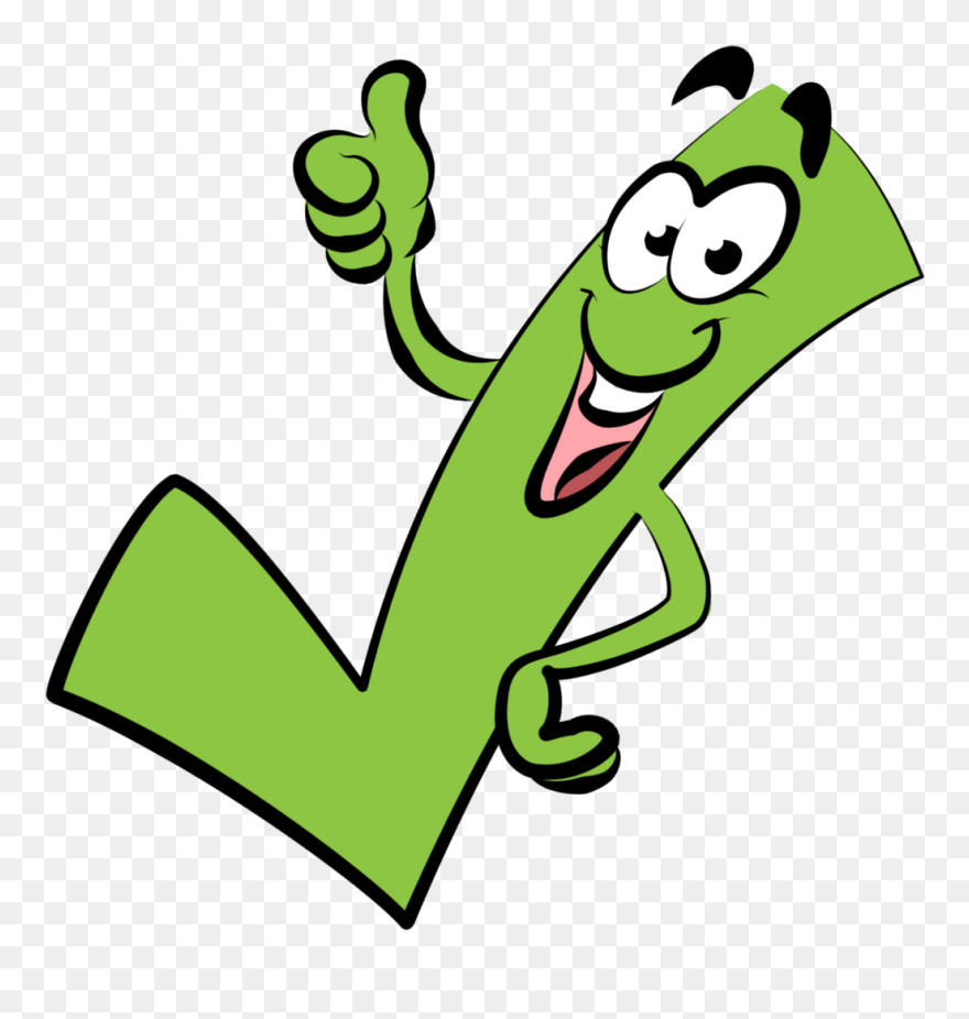 Clip Arts Related To - Check Mark With Face - Png Download