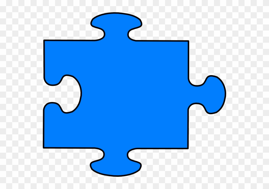 Blue Puzzle Clipart - Png Download
