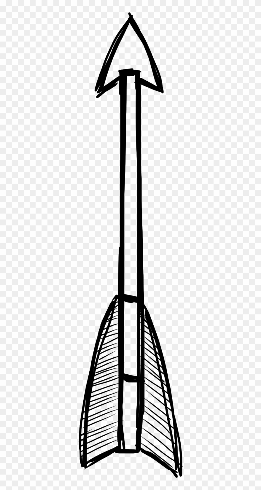 School Supplies Clip Art - Arrow Black And White Clipart - Png Download