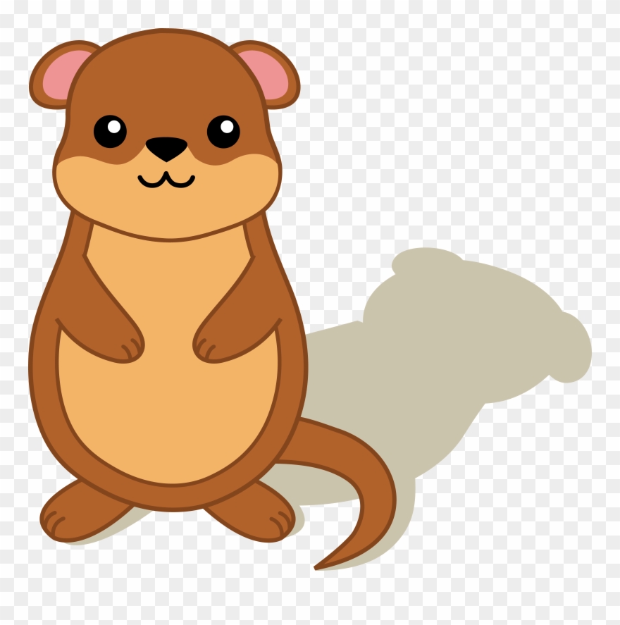Mole Clipart Cartoon Baby - Groundhog Clipart Transparent - Png Download
