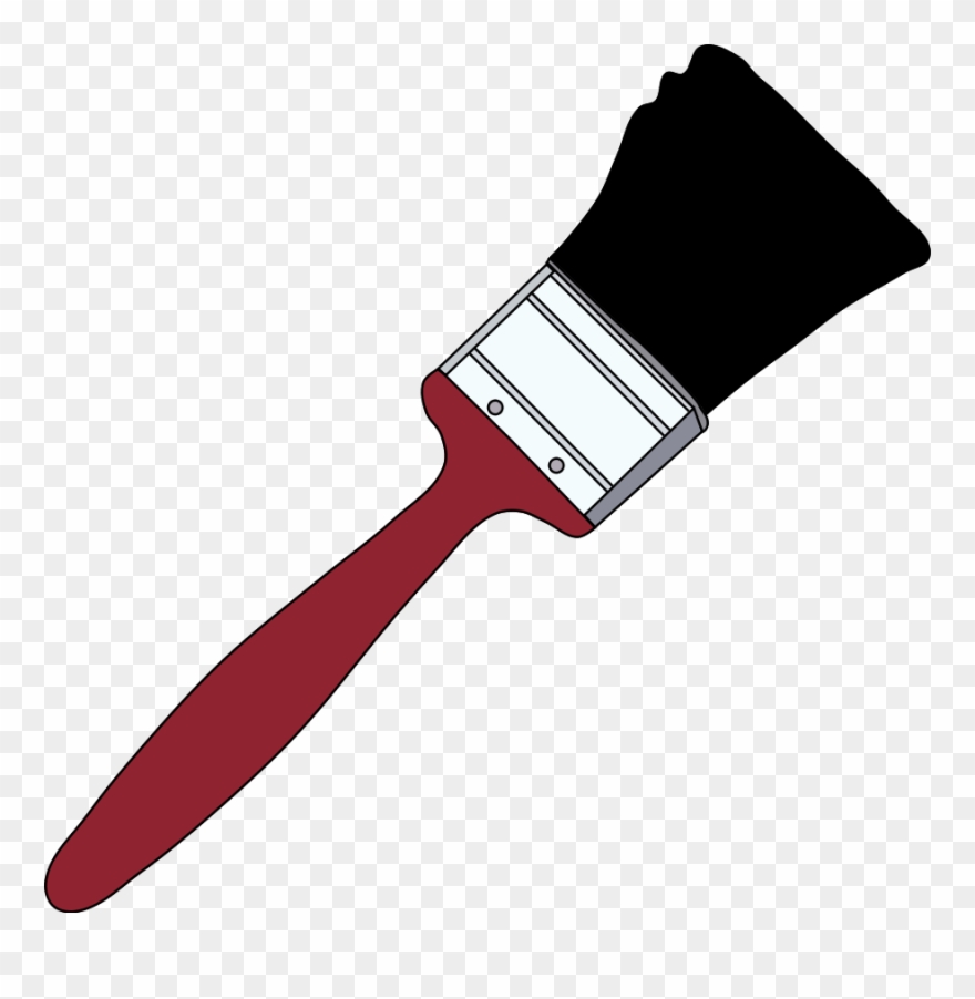 Paintbrush Blue Paint Brush Clip Art Free Clipart Images - Brush Clipart - Png Download