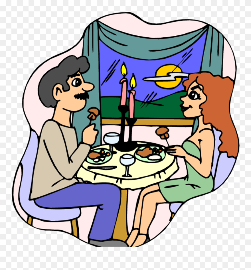 Eating Dinner Clipart - Have Dinner Clipart - Png Download