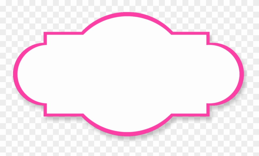 Chalkboard Clip Label - Frame Vintage Pink Png Transparent Png