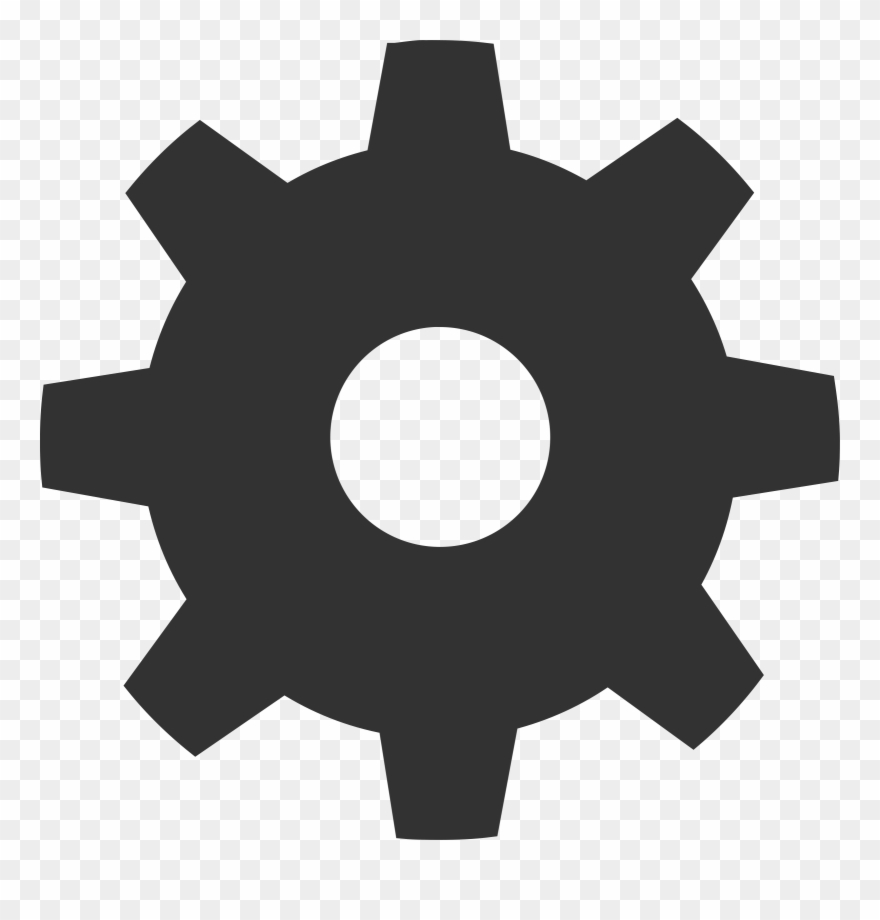 Wheel Clip Art Download - Gear Icon Royalty Free - Png Download