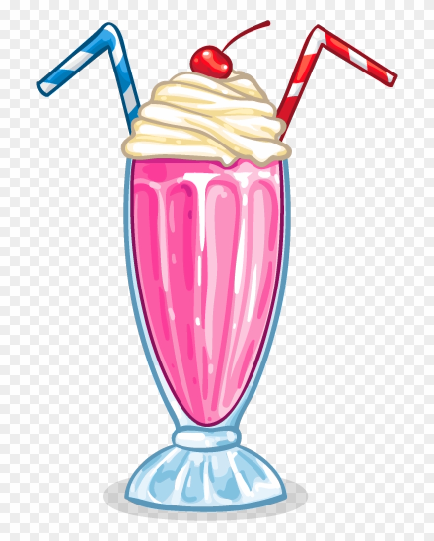 Milkshake Clipart Burger - Clipart Milkshake Png Transparent Png