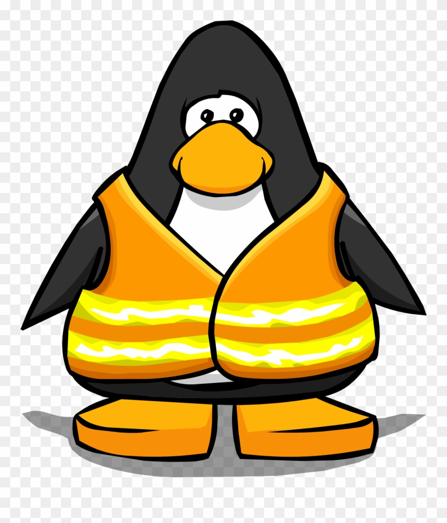 Mining Clipart Animated - Club Penguin Safety Vest - Png Download