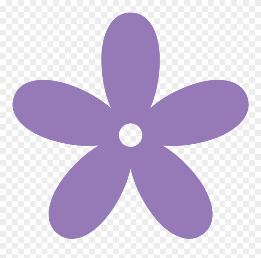 Purple Flower Clip Art Free Lavender Clipart - Lavender Flowers Clip Art - Png Download