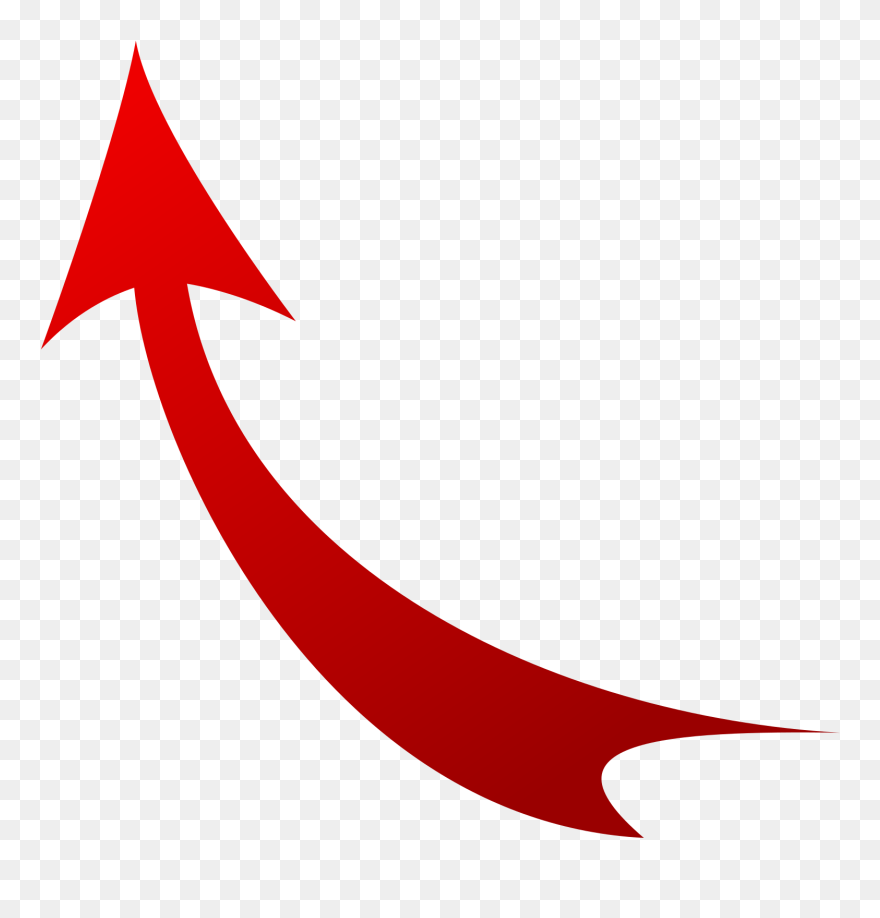Chalk Arrow Pointing Up Transparent Png - Red Arrow Png Clipart