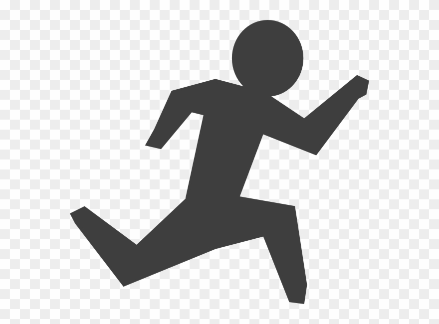 Person Running Clipart - Png Download