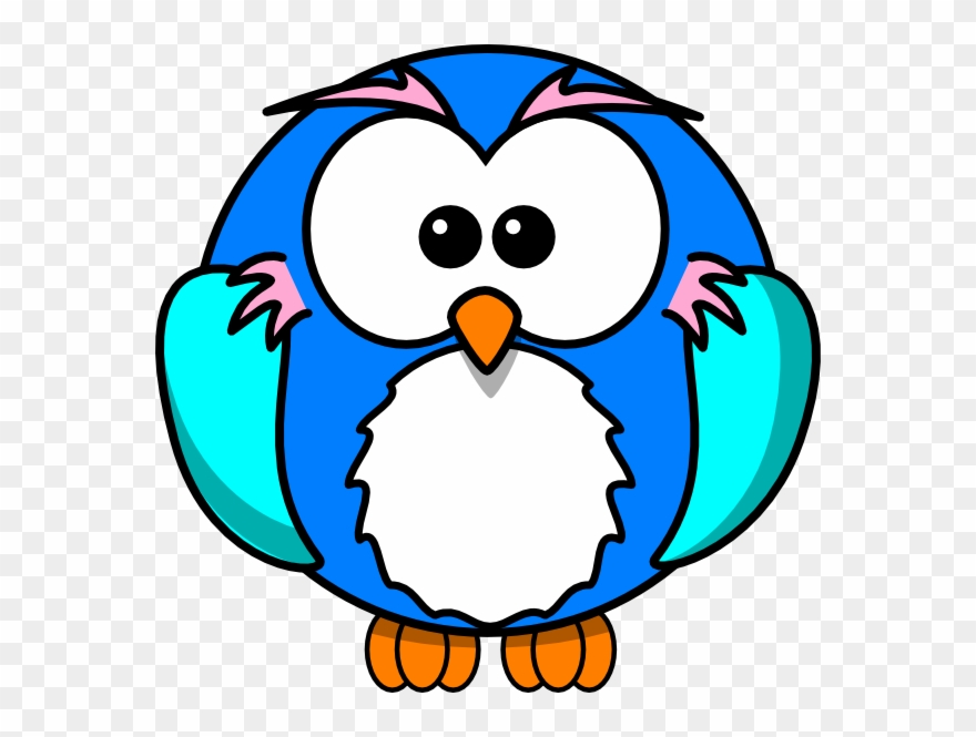 Cute Owl On Branch Clip Art At Clipart Library - Nocturnal Animals Clip Art - Png Download