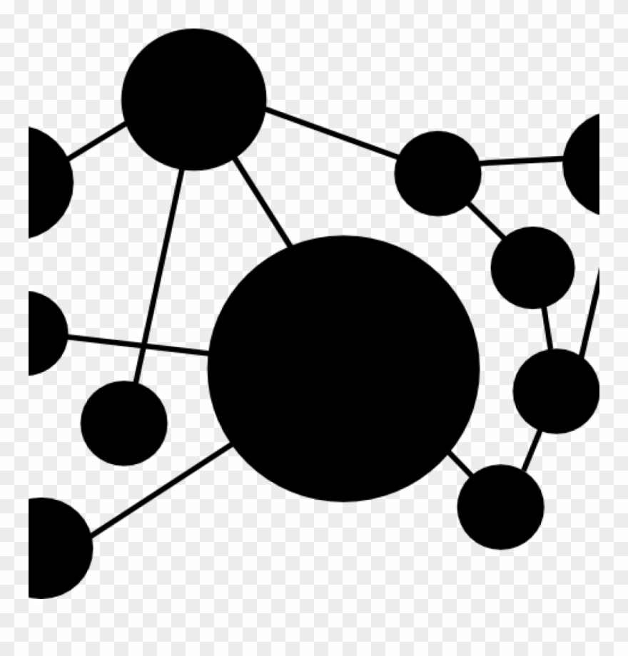 Clipart Network Network Clipart Music Clipart - Network Clipart Black And White - Png Download