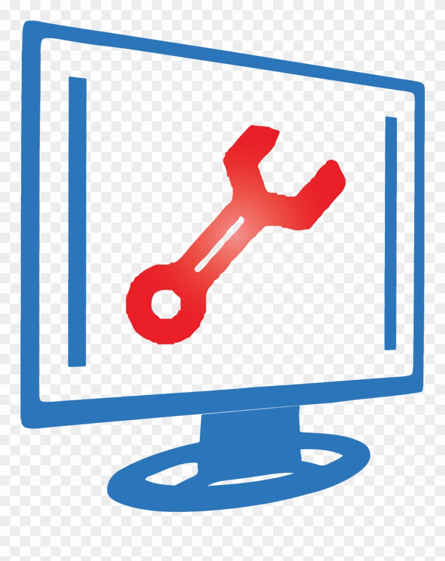 Computer Repair Image - Logo Computer Service Png Clipart