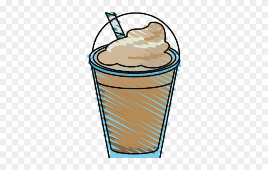 Milkshake Clipart Whipped Cream Png - Doodle Milk Shake Transparent Png