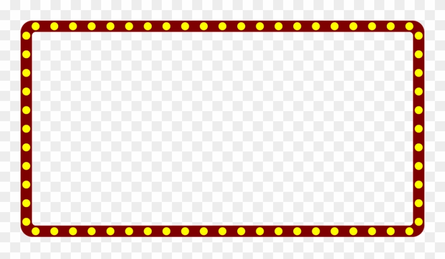 Download Marquee Lights Clipart Border Broadway Marquee Sign Clipart