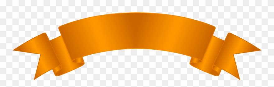 Orange Banner Clip Art Png Image Gallery Yopriceville - Orange Ribbon Banner Png Transparent Png