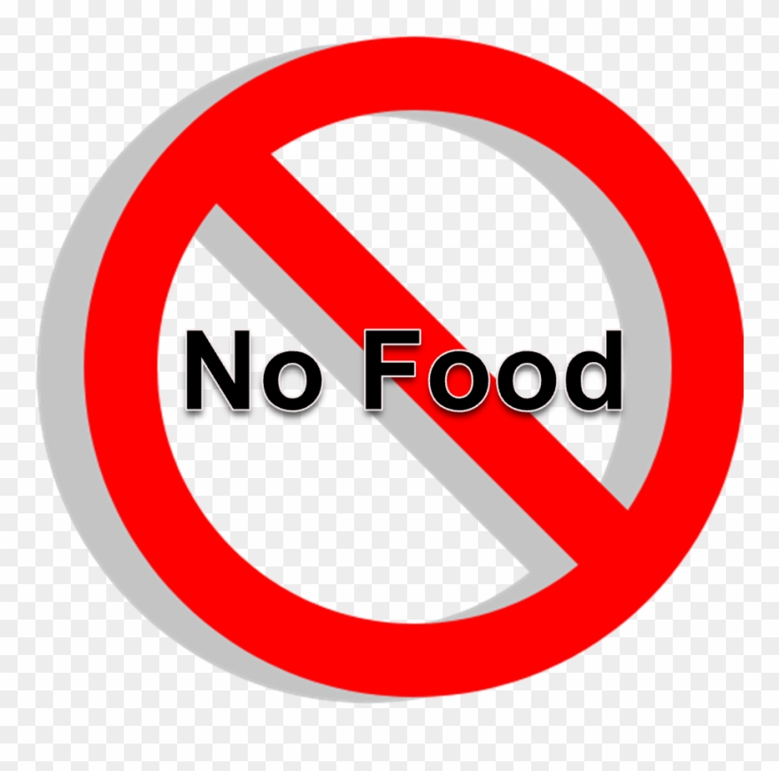 No Food - Clipart Best - Mall Signs And Symbols - Png Download