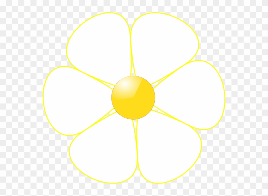 Учебное Пособие - Flower White Clip Art - Png Download