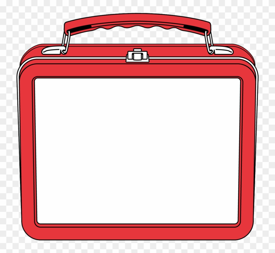Lunch Box Lunch Clipart Free Images - Red Lunch Box Clipart - Png Download