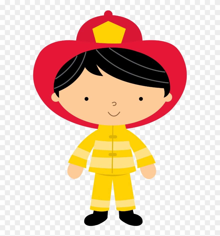 Bombeiros E Polícia - Police Officer Firefighter Clipart - Png Download