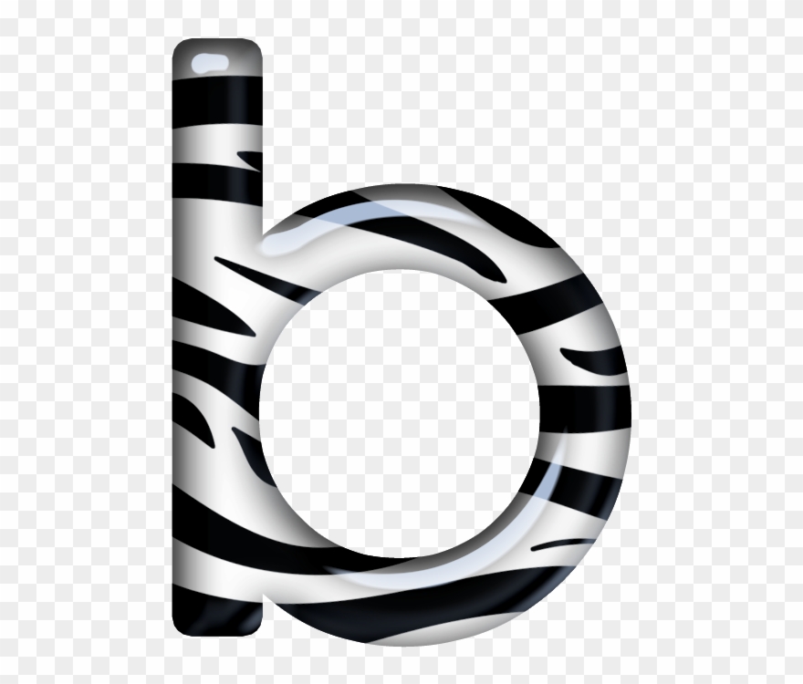 Animal Print ♥ Printable Alphabet Letters, Letter B, - Alphabet Clipart