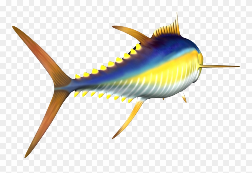 And Clip Art - Yellowfin Tuna Tuna Fish Cartoon - Png Download