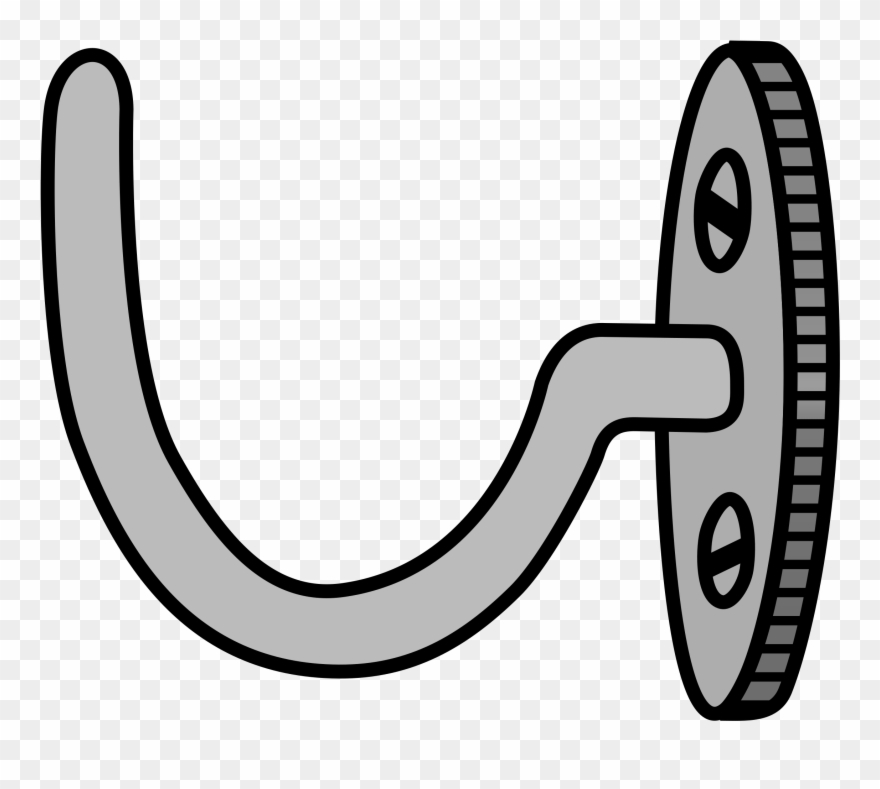 Hook - Coat Hook Clip Art - Png Download