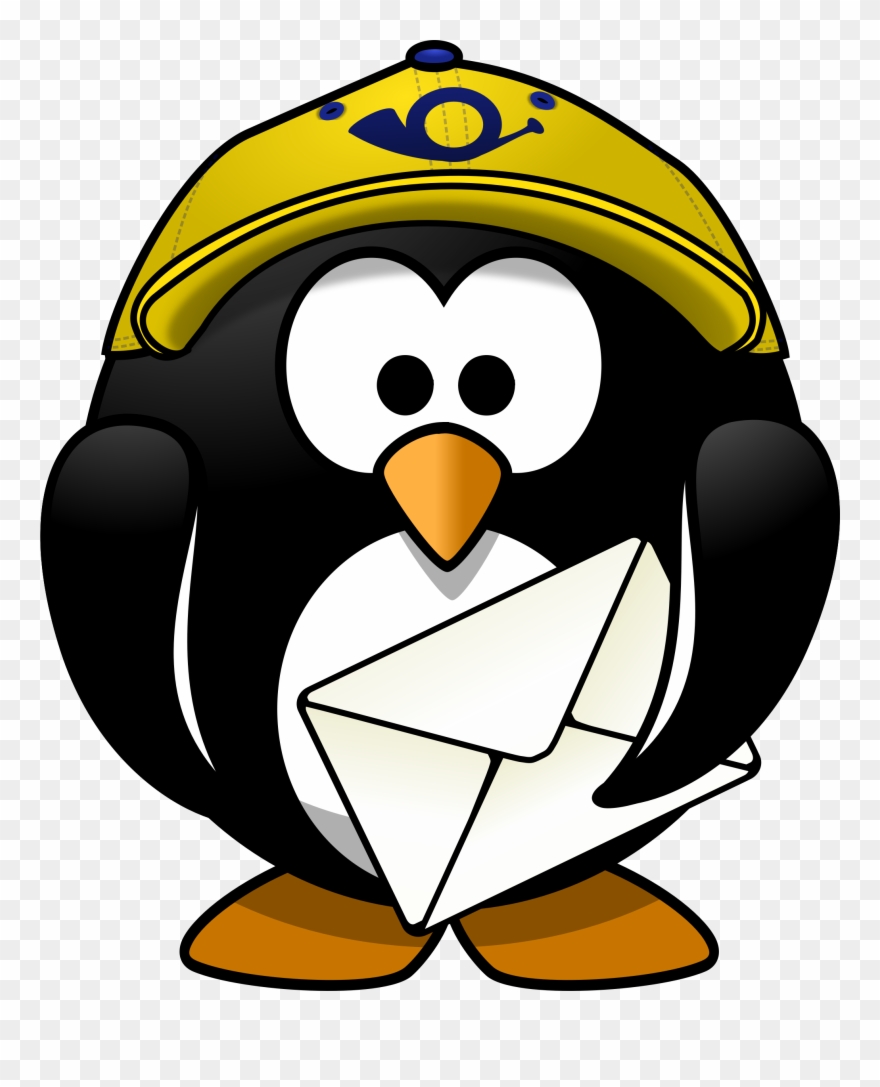 Big Image - Postman Penguin Clipart
