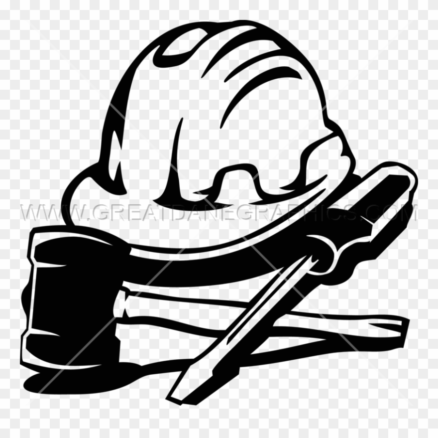 Construction Tools Production Ready Artwork For T - Hard Hat Clipart