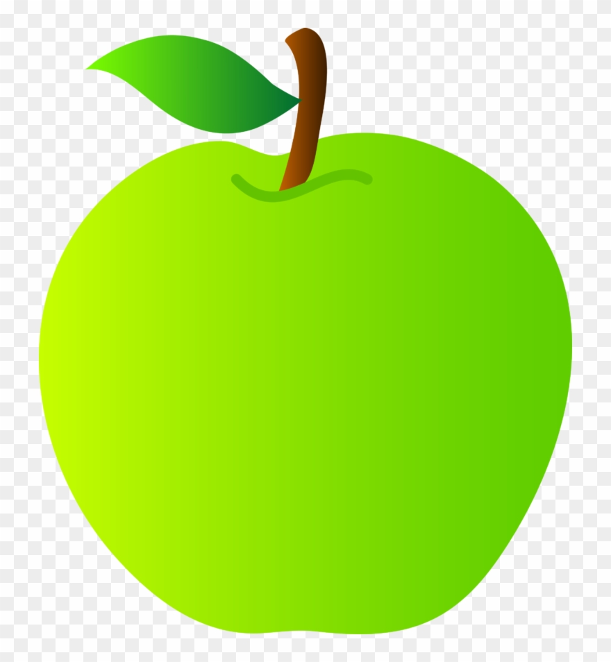 Inn Trending » Green Apple Clip Art - Yellow Apple Clip Art - Png Download