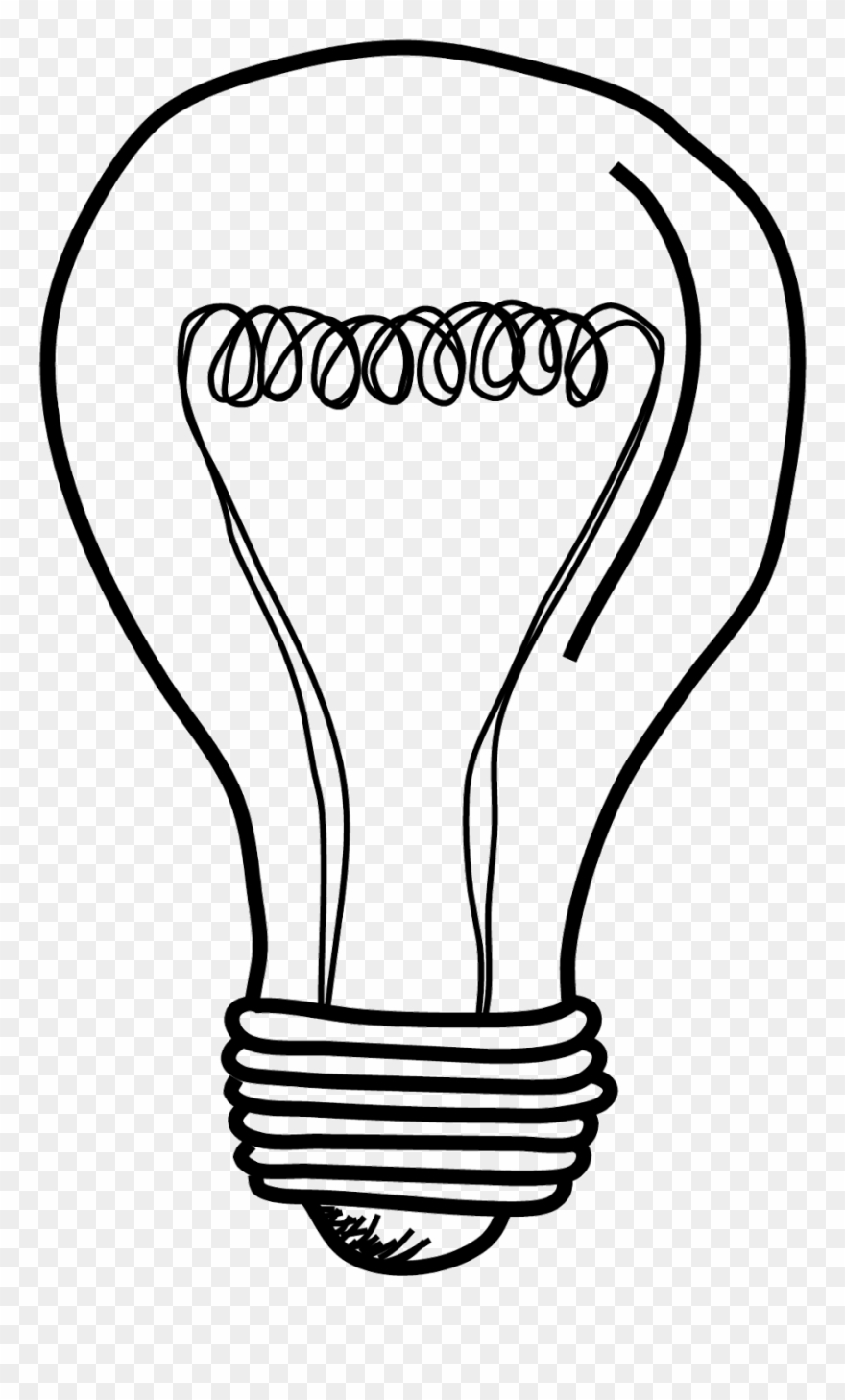 Light Png Clipart Best Jpg Freeuse - Light Bulb Sketch Png Transparent Png