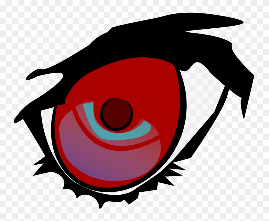 Evil Clip Art Download - Red Eye Clipart - Png Download