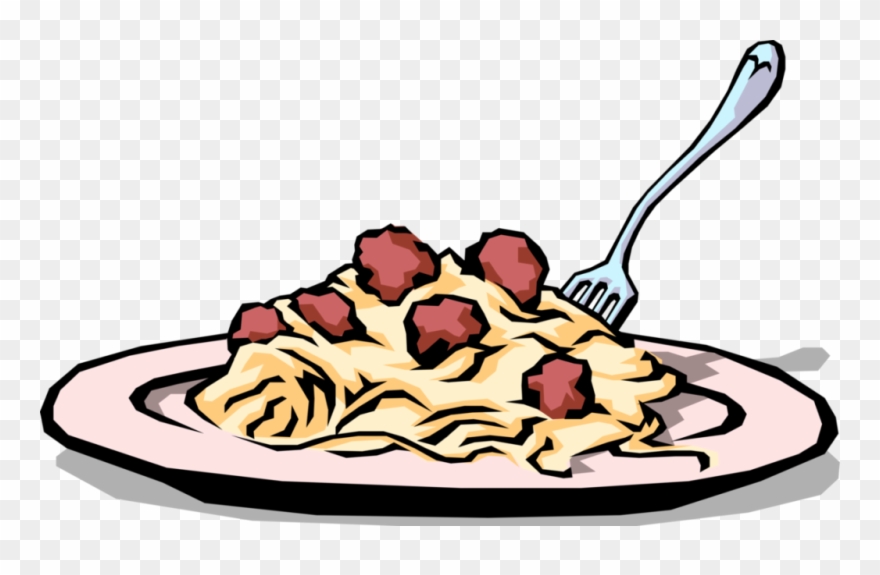 Foods Clipart Spaghetti 5 Dinner Clip Art Happy - Pasta Clip Art - Png Download