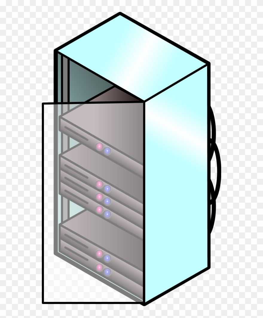 Vector Clip Art - Server Rack Icon - Png Download