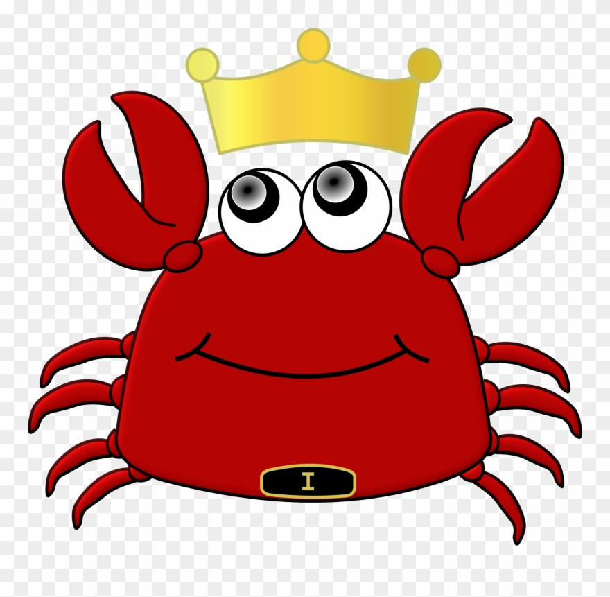Free Of King Crab Cartoon Vector Files Clip Art - King Crab Cartoon - Png Download