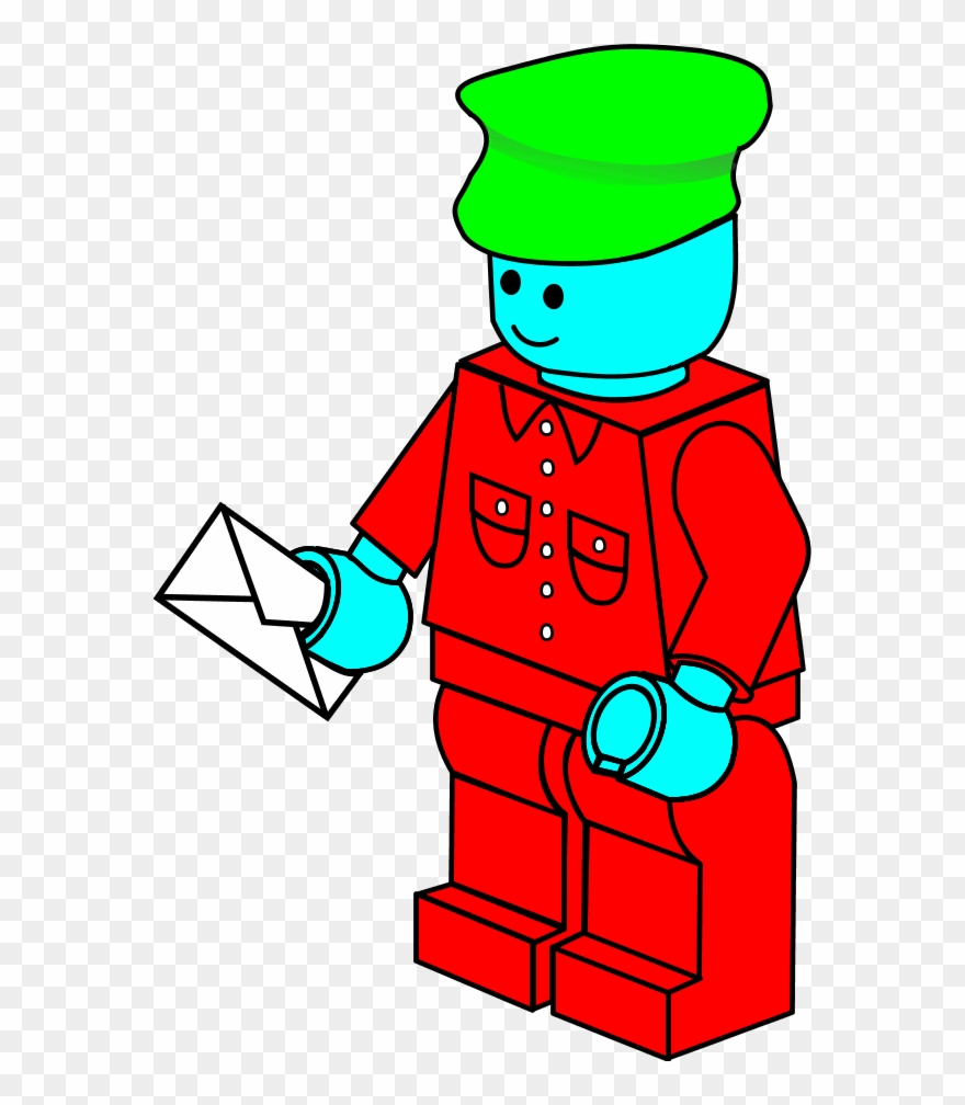 Postman Clipart - Lego Clipart - Png Download