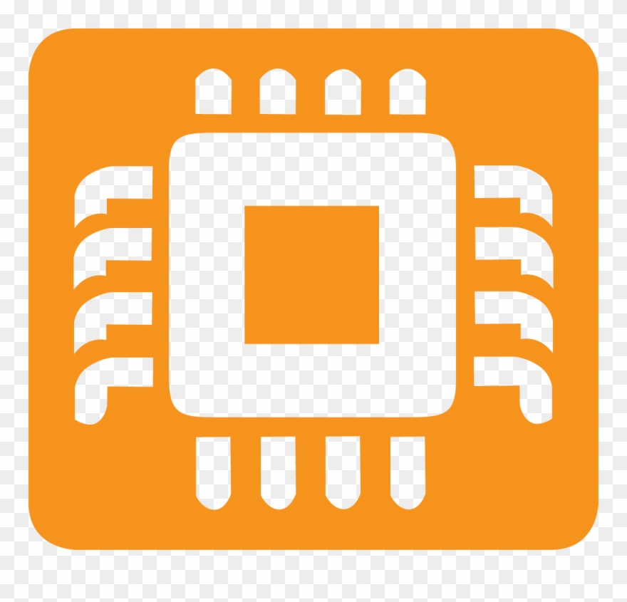 Chemical / Oil & Gas Processing, Defense, Food Processing - Microprocessor Clipart