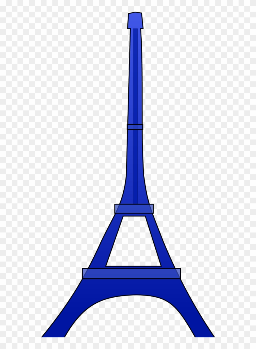 Eiffel Tower Clipart Blue - Blue Eiffel Tower Clipart - Png Download