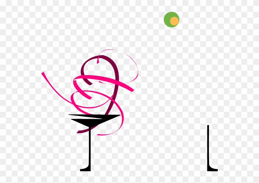 Clip Art Cocktail Glass Hen Party - Png Download