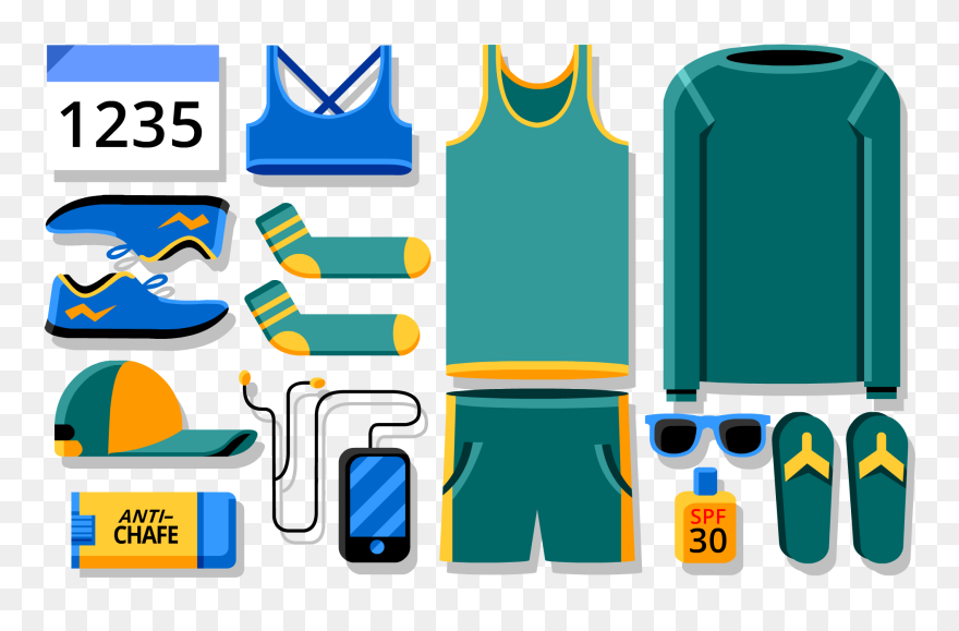 Reggae Marathon Race Day Planner - Marathon Clipart