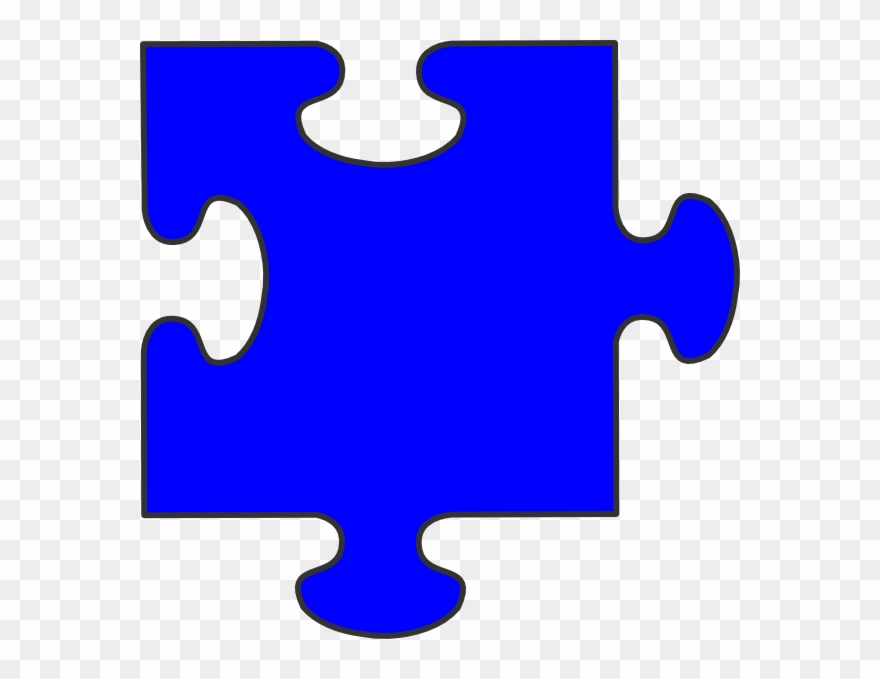 Single Puzzle Piece Clipart - Png Download