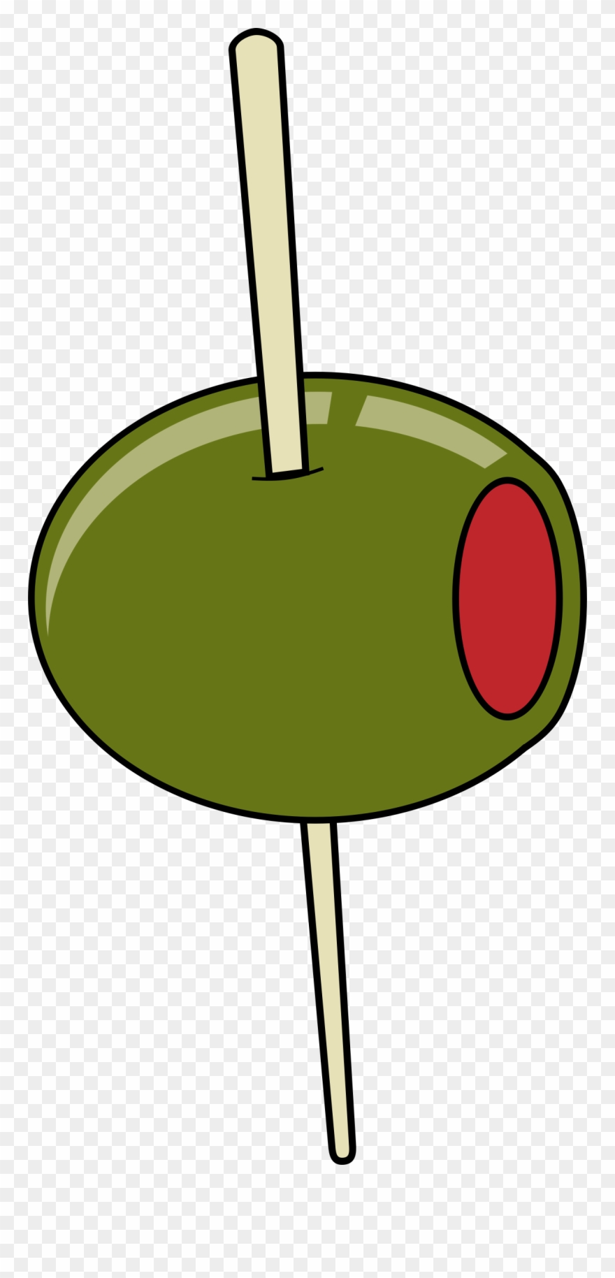 The Best Clipart Desing - Olive On A Toothpick - Png Download