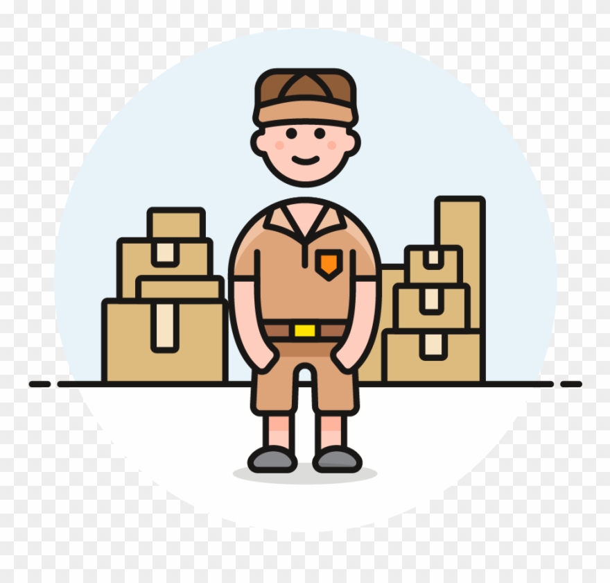 26 Mailman Package Male Caucasian - Portable Network Graphics Clipart