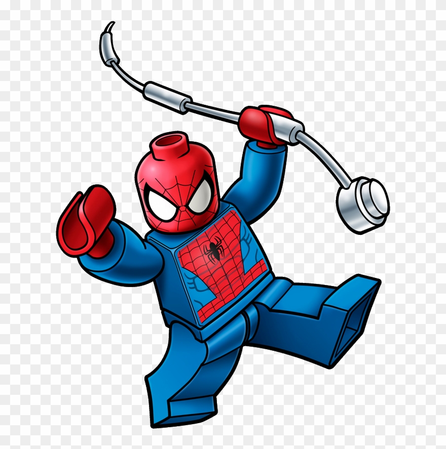 Spider Man Clip Art Images Free - Lego Spiderman Cartoon - Png Download
