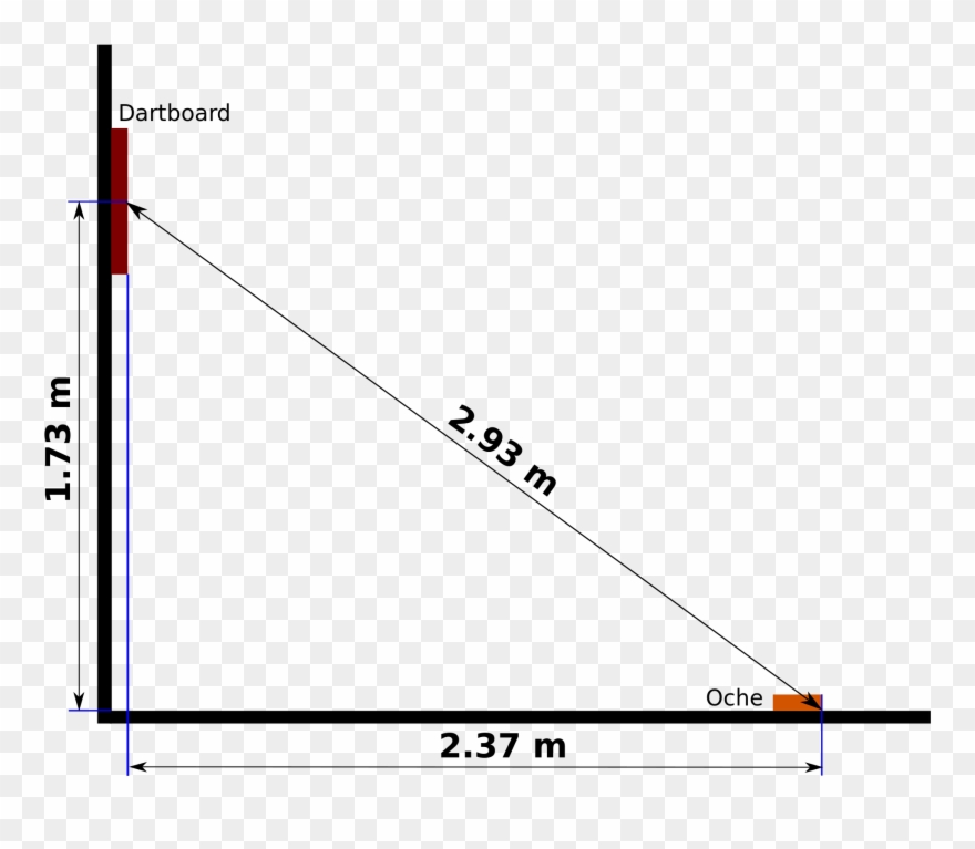 File - Dartboard Dimensions - Svg - Dart Regeln Clipart