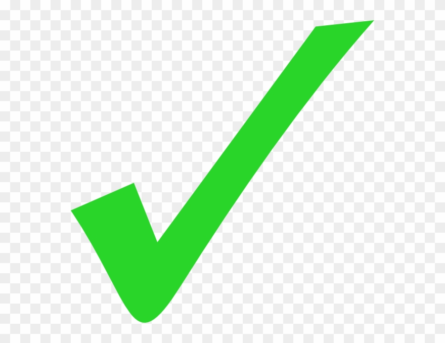 Banner Black And White Library Green Light Tick Clip - Tick Png Transparent Png
